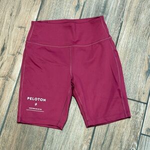 Peloton Women's Dark Pink Bike Shorts